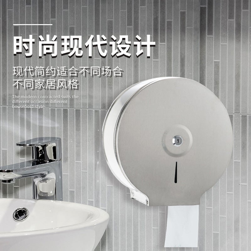 Italian Toilet Paper Box 304 Stainless Steel Brushed Roll Paper Tissue Box Stainless Steel Fashion Large Tissue Box Manufacturer - Image 2